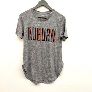 Auburn College Heather Gray T-shirt with round hem Women’s Size Small